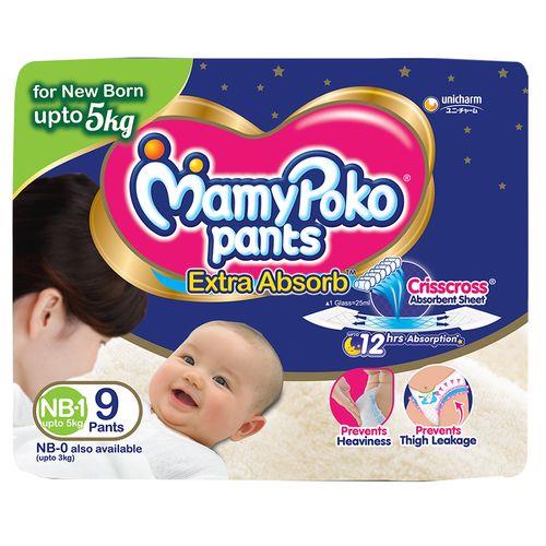 MAMY POKO PANTS NB-1(UPTO 5Kg) 9N